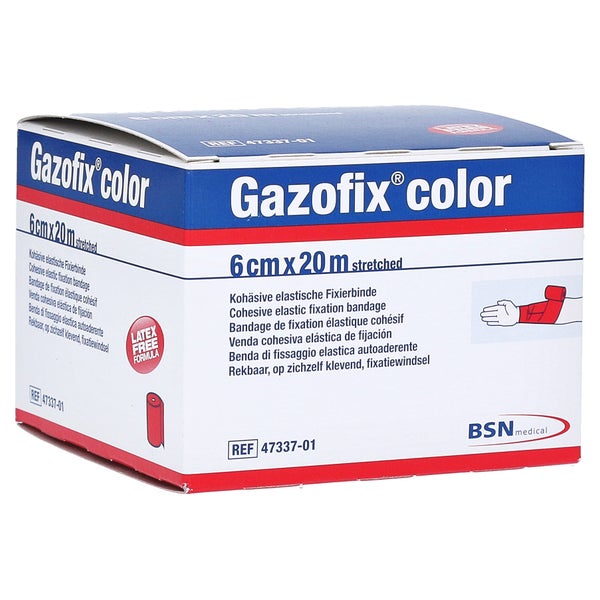 Gazofix Color Fixierbinde kohäsiv 6 cmx2 1 St