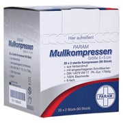 Mullkompressen 5x5 cm steril 8fach 25X2 St