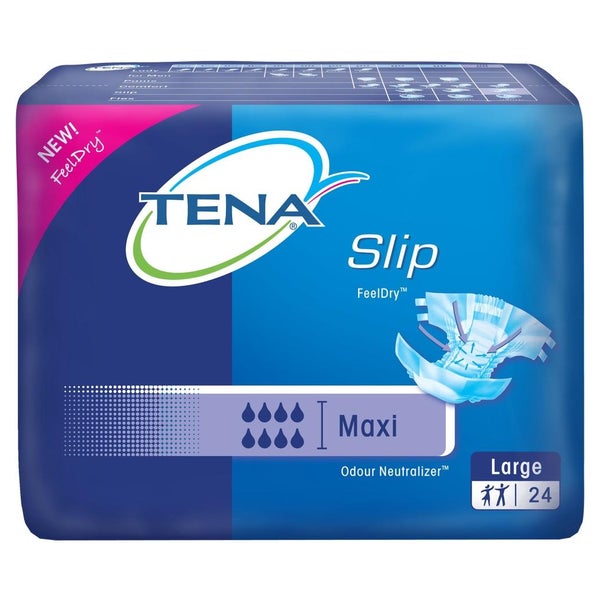 TENA Slip Maxi Gr. L All-in-One Inkontinenzprodukt, 24 Stück 24 St
