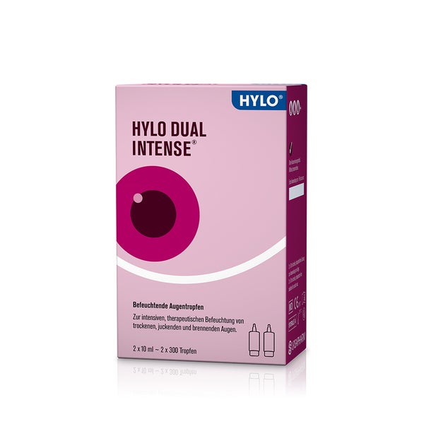 HYLO DUAL Intense Augentropfen 2X10 ml