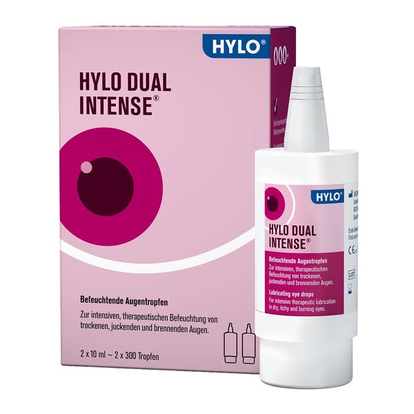 HYLO DUAL INTENSE Augentropfen 2X10 ml