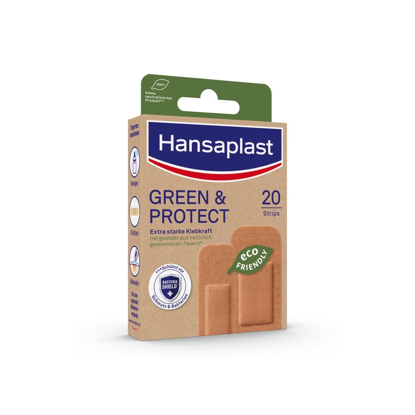 Hansaplast Green & Protect Pflasterstrip 20 St