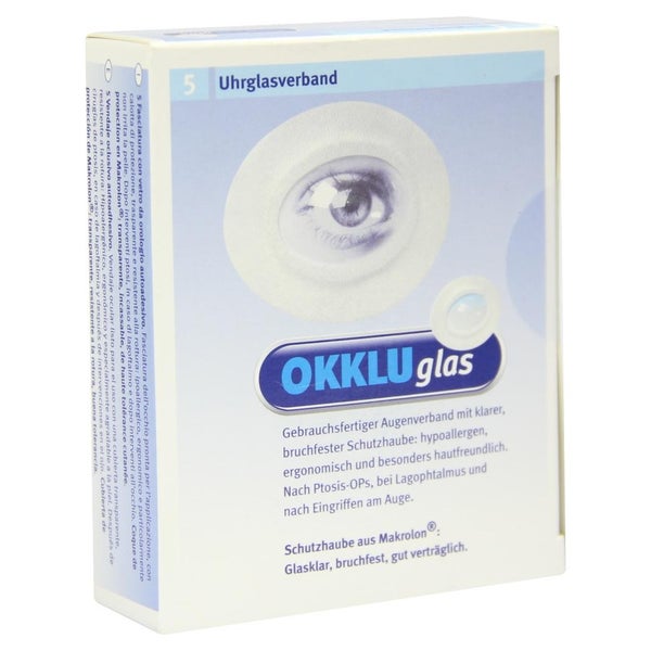 Okkluglas Uhrglasverband 5 St