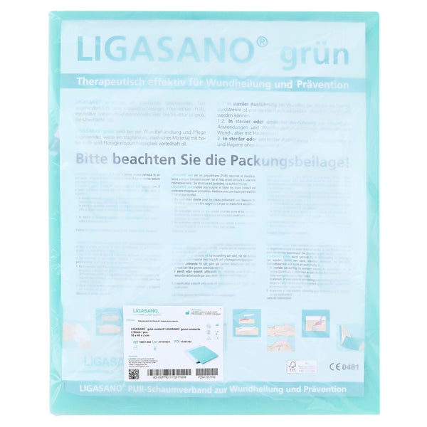 Ligasano grün Unsteril 2x45x55 cm 2 St