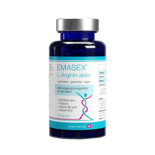 Emasex L-arginin Aktiv Kapseln 90 St