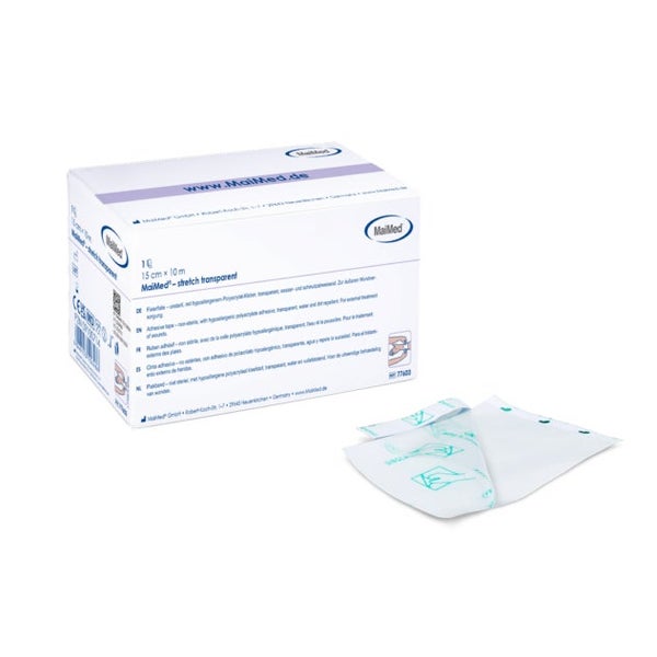 MaiMed stretch transparent Fixierfolie - 10 cm x 10 m 1 St