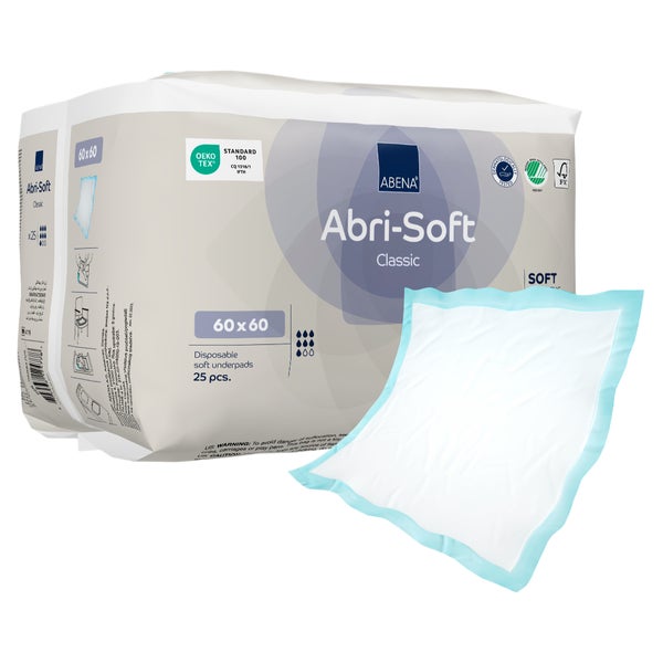 ABRI Soft Krankenunterlage 60x60 cm 4X25 St