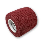 Produktabbildung: LisaCare selbstklebender Verband - Weinrot - 5cm x 4,5cm 1 St