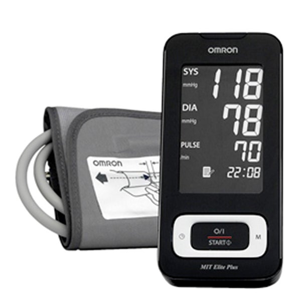 Omron MIT Elite Plus Oberarm-Blutdruckmessgerät 1 St
