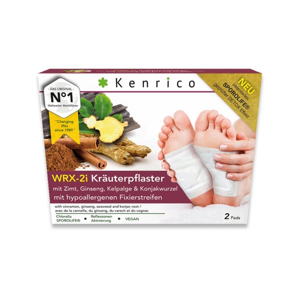WRX-2i Kräuterpflaster mit Zimt, Ginseng, Kelpalge & Konjakwurzel 2 St