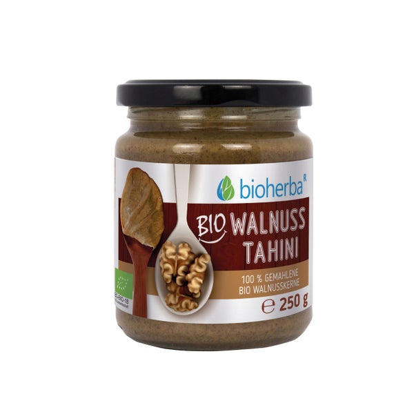 Bioherba Bio Walnuss Tahini 100 % gemahlene Bio Walnusskerne 250 g