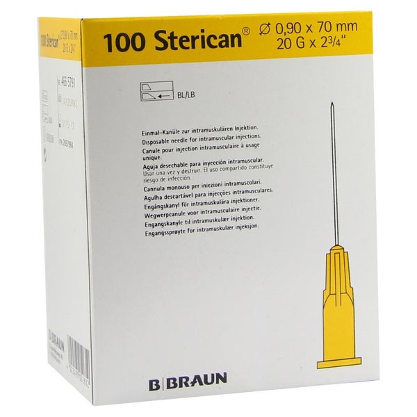 B.Braun Sterican Sonderkanülen (100 Stck.) - 0,90 x 70 mm 100 St