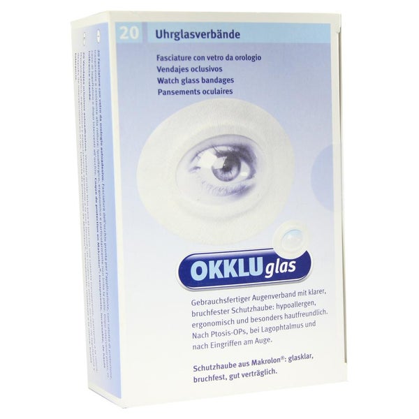 Okkluglas Uhrglasverband 20 St