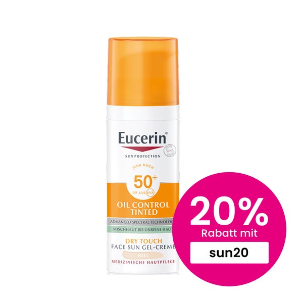 Eucerin Sun Oil Control tinted Creme LSF 50 ml