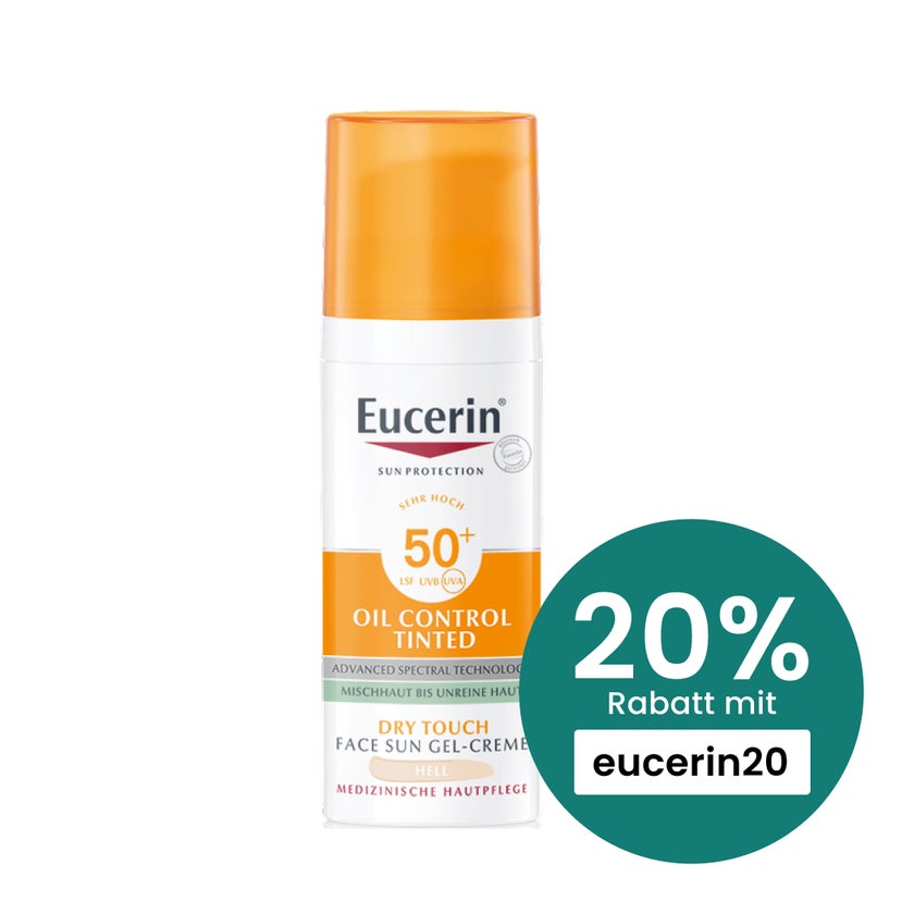 Eucerin Sun Oil Control tinted Creme LSF 50 ml