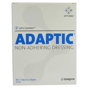 Adaptic 7,6x7,6 cm feuchte Wundauflage 2 50 St