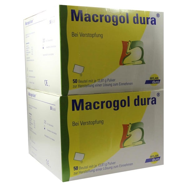 Macrogol dura Plv.z.herst.e.lsg.z.einneh 100 St