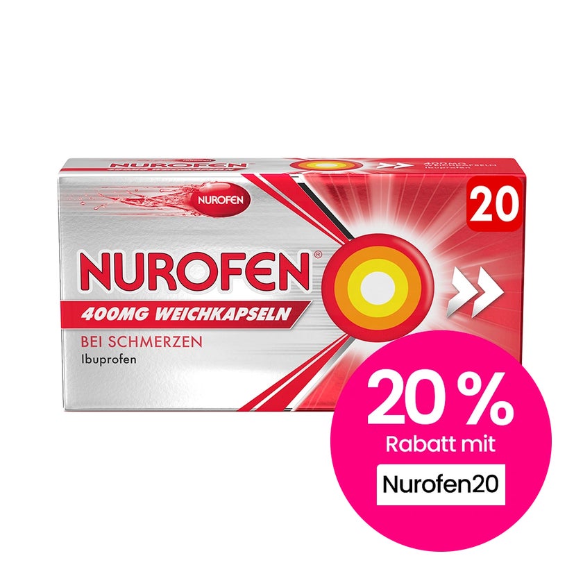 NUROFEN 400mg Ibuprofen Weichkapseln 20 St