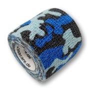 Produktabbildung: LisaCare selbstklebender Verband - Camo Blau - 5cm x 4,5cm 1 St