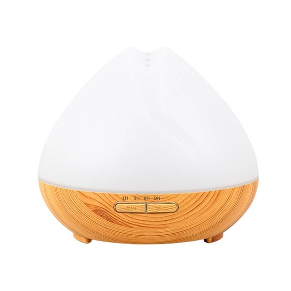 Aroma Diffuser Holzdesign+weiß mit LED 1 St