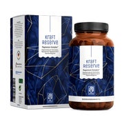 Produktabbildung: Magnesium Komplex - Magnesiumcitrat, Magnesiumbisglycinat, Magnesiumoxid & Magnesium Malat - KRAFTRESERVE - 180 hochdosierte vegane Kapseln - NATURTREU® 180 St