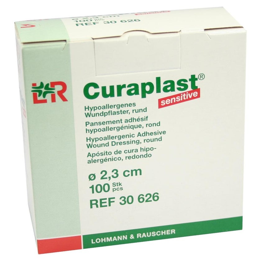 Curaplast Strips Sensitiv rund 23 mm 100 St