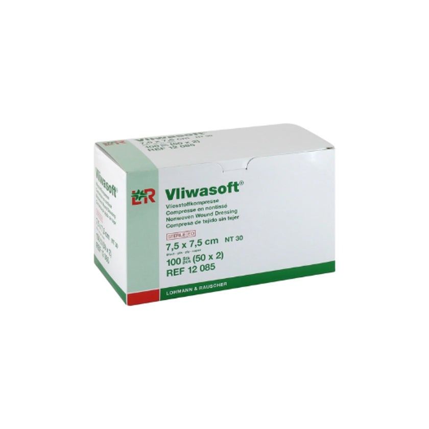 Vliwasoft Vlieskompressen Unsteril 7,5x7 100 St