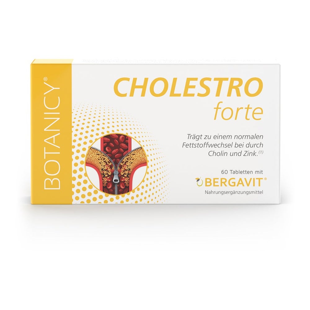 Botanicy CHOLESTRO forte mit BERGAVIT 60 St