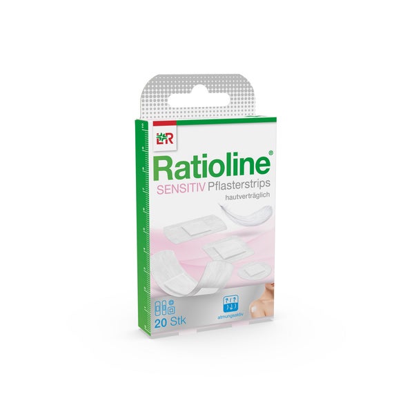 Ratioline Sensitive Pflasterstrips in 4 Größen 20 St
