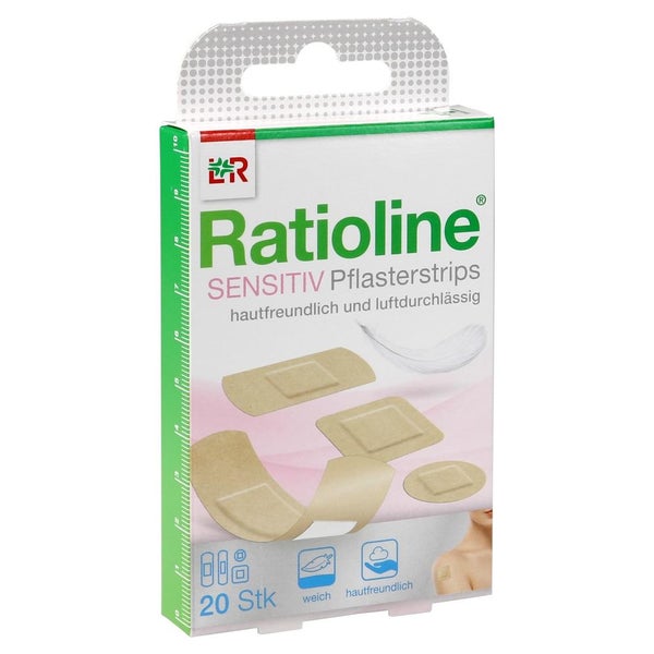 Ratioline Sensitive Pflasterstrips in 4 Größen 20 St