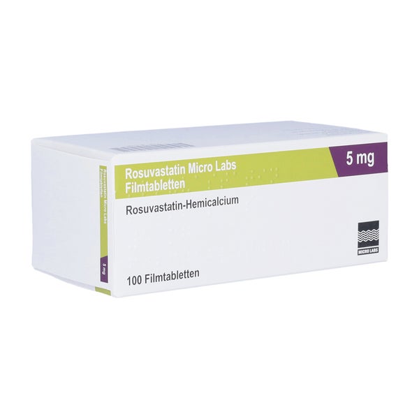 ROSUVASTATIN Micro Labs 5 mg Filmtabletten 100 St