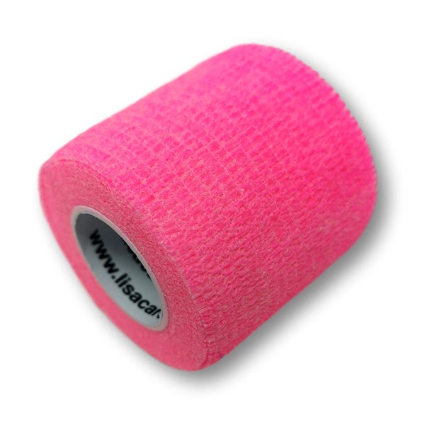 LisaCare selbstklebender Verband - Neonpink - 5cm x 4,5cm 1 St