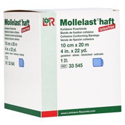 Produktabbildung: Lohmann Rauscher Mollelast haft Kohäsive Fixierbinde Latexfrei 1 Stück - Blau / 10 cm x 20 m 1 St
