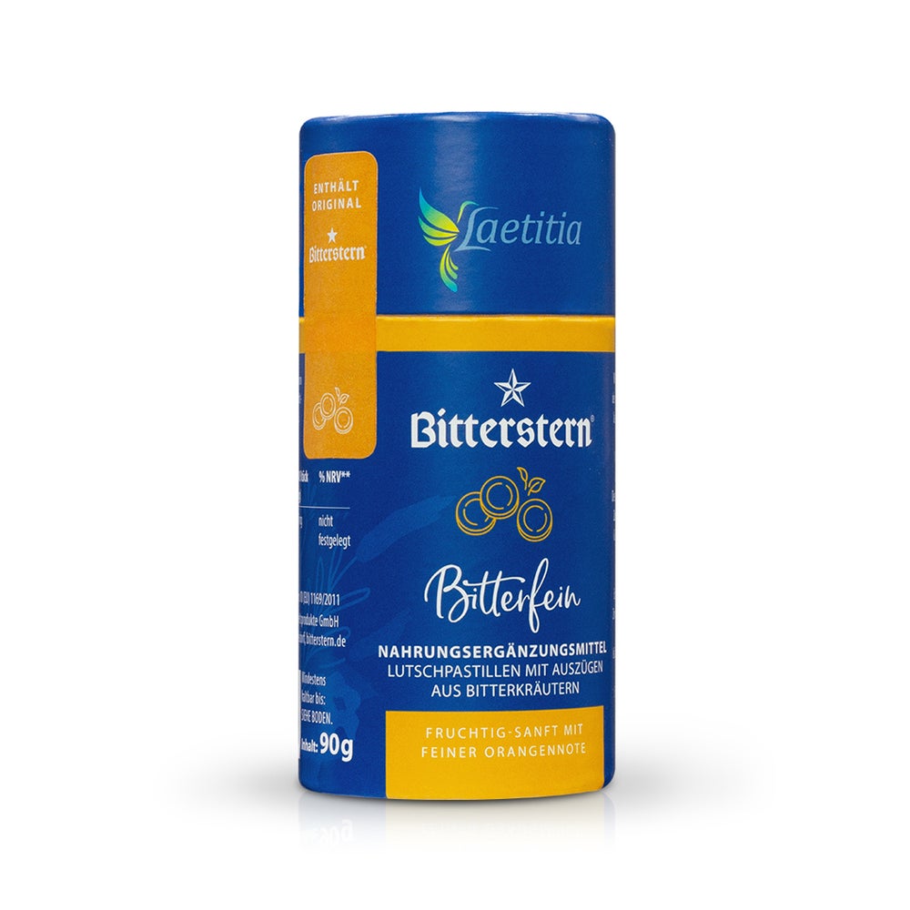 Bitterstern Lutschpastillen Bitterfein 90 g