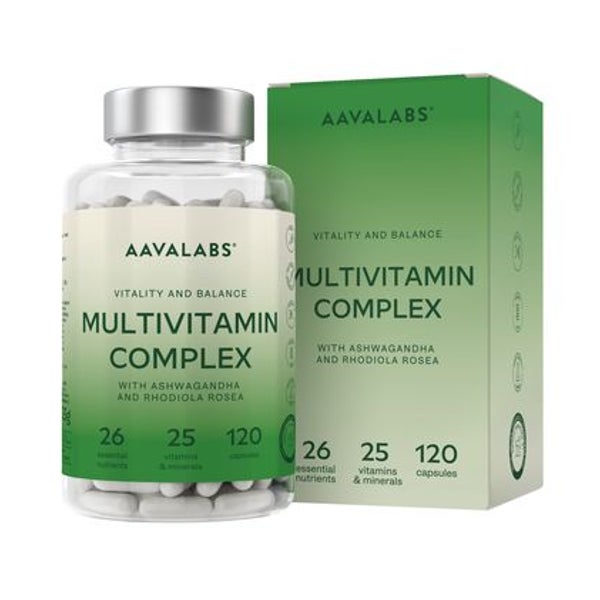 Aavalabs Multivitamin mit Ashwagandha & Rhodiola 120 St