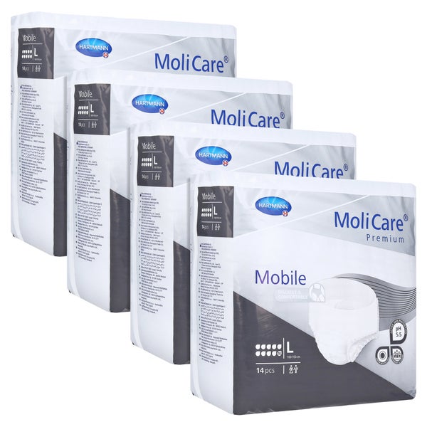 MoliCare Premium Mobile 10 Tropfen Gr.L Einweghose 4X14 St