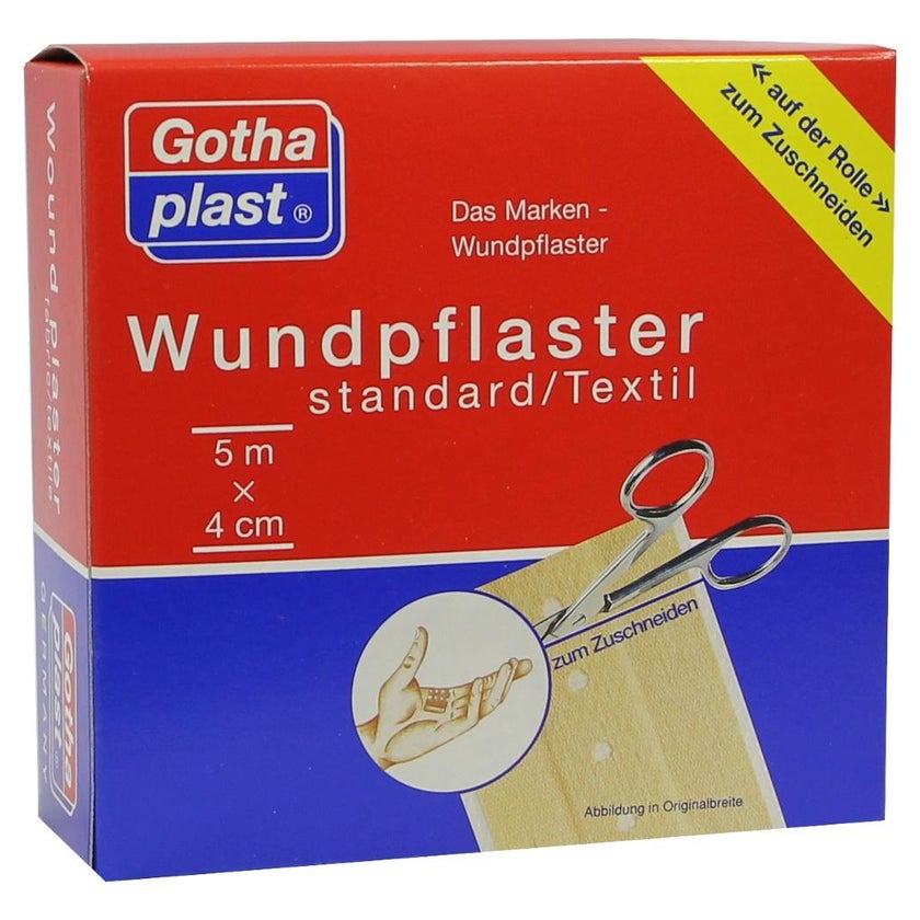 Gothaplast Wundpfl.stand.4 cmx5 m Rolle 1 St