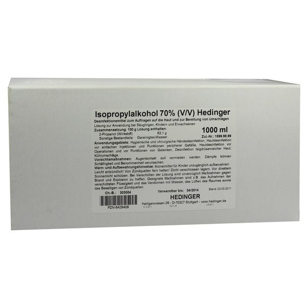 Isopropylalkohol 70% Hedinger 1000 ml