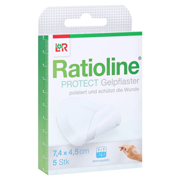 Ratioline Protect Gelpflaster 4,5x7,4 cm 5 St