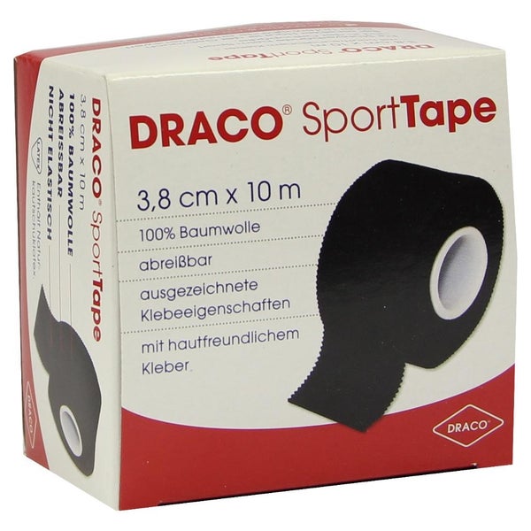 Draco Tapeverband 3,8 cmx10 m schwarz 1 St