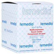 Mullkompressen 7,5x7,5 cm steril 12fach 50 St