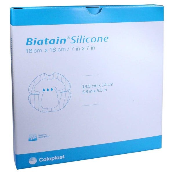 Biatain Silicone Schaumverband Ferse 18x 5 St