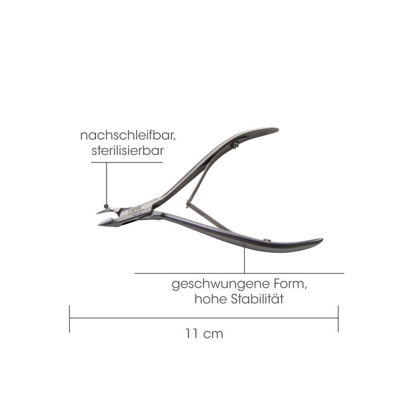 Diabetiker Hautzange rostfrei, 11 cm, Schneidlänge 9 mm 1 St günstig ...