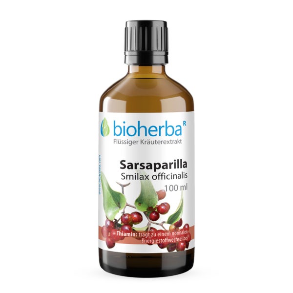Bioherba Sarsaparilla Smilax officinalis Tropfen Tinktur 100 ml
