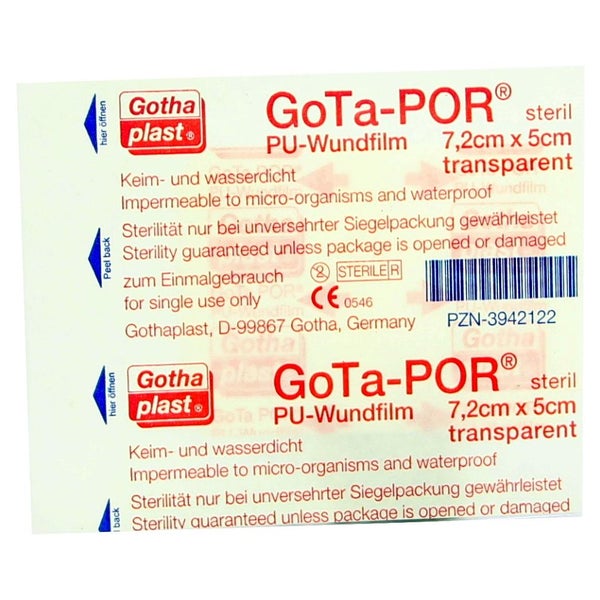 GOTA POR PU-Wundfilm 5cmx7,2cm steril 1 St