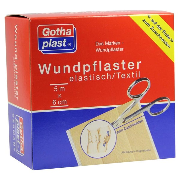 Gothaplast Wundpfl.elast.6 cmx5 m Rolle 1 St