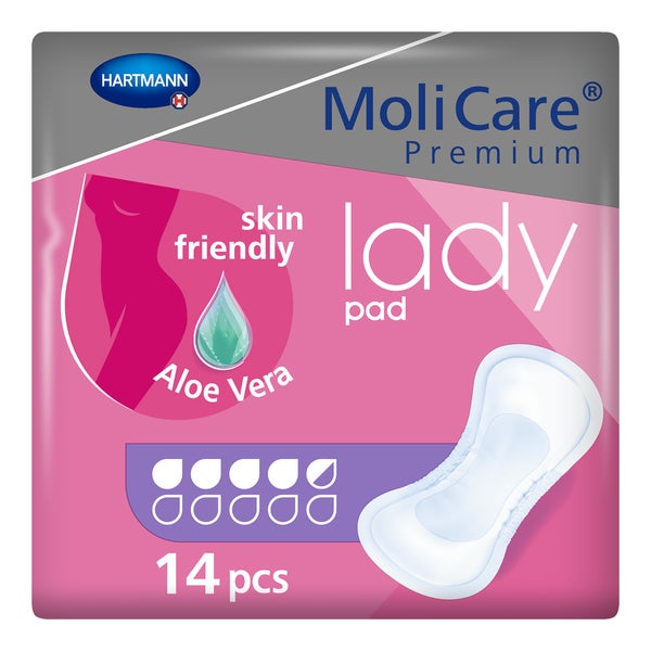 MoliCare Premium Einlagen Lady Pad 4,5 Tropfen 14 St
