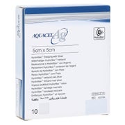 Aquacel Ag 5x5 cm Kompressen 10 St