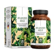 Produktabbildung: Vitamine & Mineralien für pflanzliche Ernährung - Mikronährstoff-Komplex für Veganer & Vegetarier - PFLANZENHELD - 120 vegane Kapseln - NATURTREU® 120 St