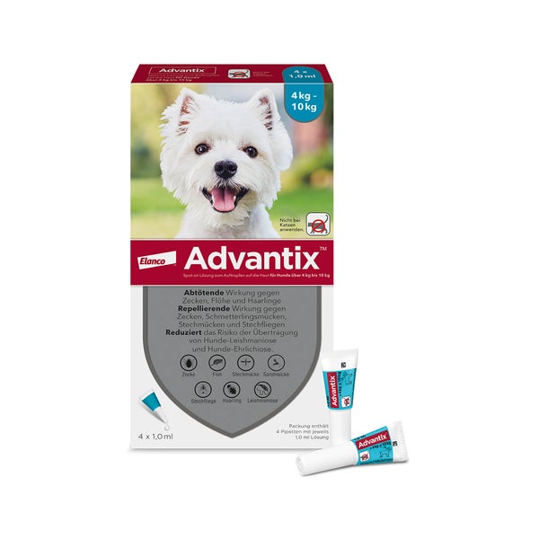 Advantix  Hund 4-10 kg Spot-on 4 St